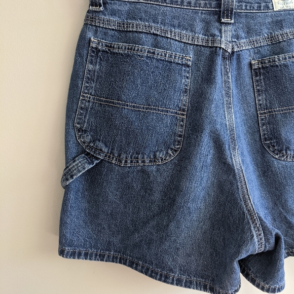 RIDERS BY LEE Vtg Denim Carpenter Shorts - Picture 5 of 10